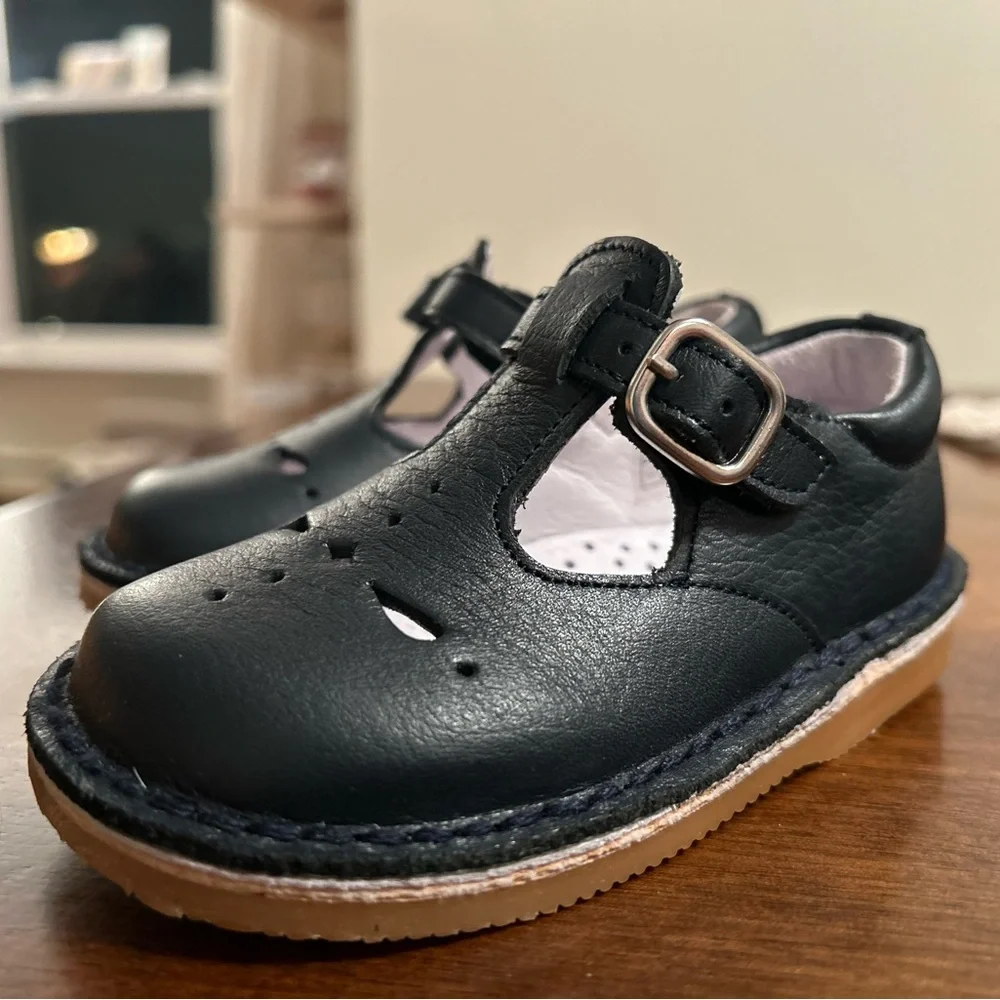 New Jacadi Dark Navy Kids Shoes - Picture 1 of 5